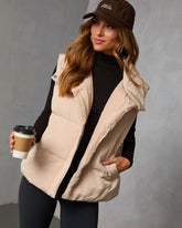 Anna Pocketed Puffer Vest