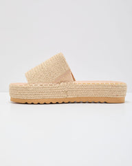 Ashlen Raffia Platform Sandals