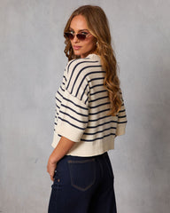 Clubhouse Culture Striped Sweater