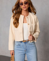 Jackee Brushed Knit Blazer