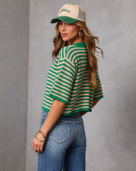 Core Society Striped Knit Cardigan