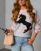 Dream Play Unicorn Graphic Sweater