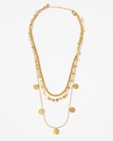 Elena Coin Station Layered Necklace