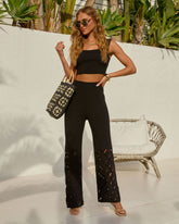 Colette Cropped Knit Tank