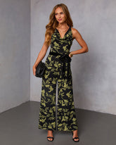 Aminah Wrap Tie Jumpsuit