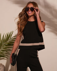 Cool Again Contrast Trim Top