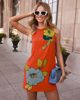 Blooming Beauty Shift Floral Mini Dress