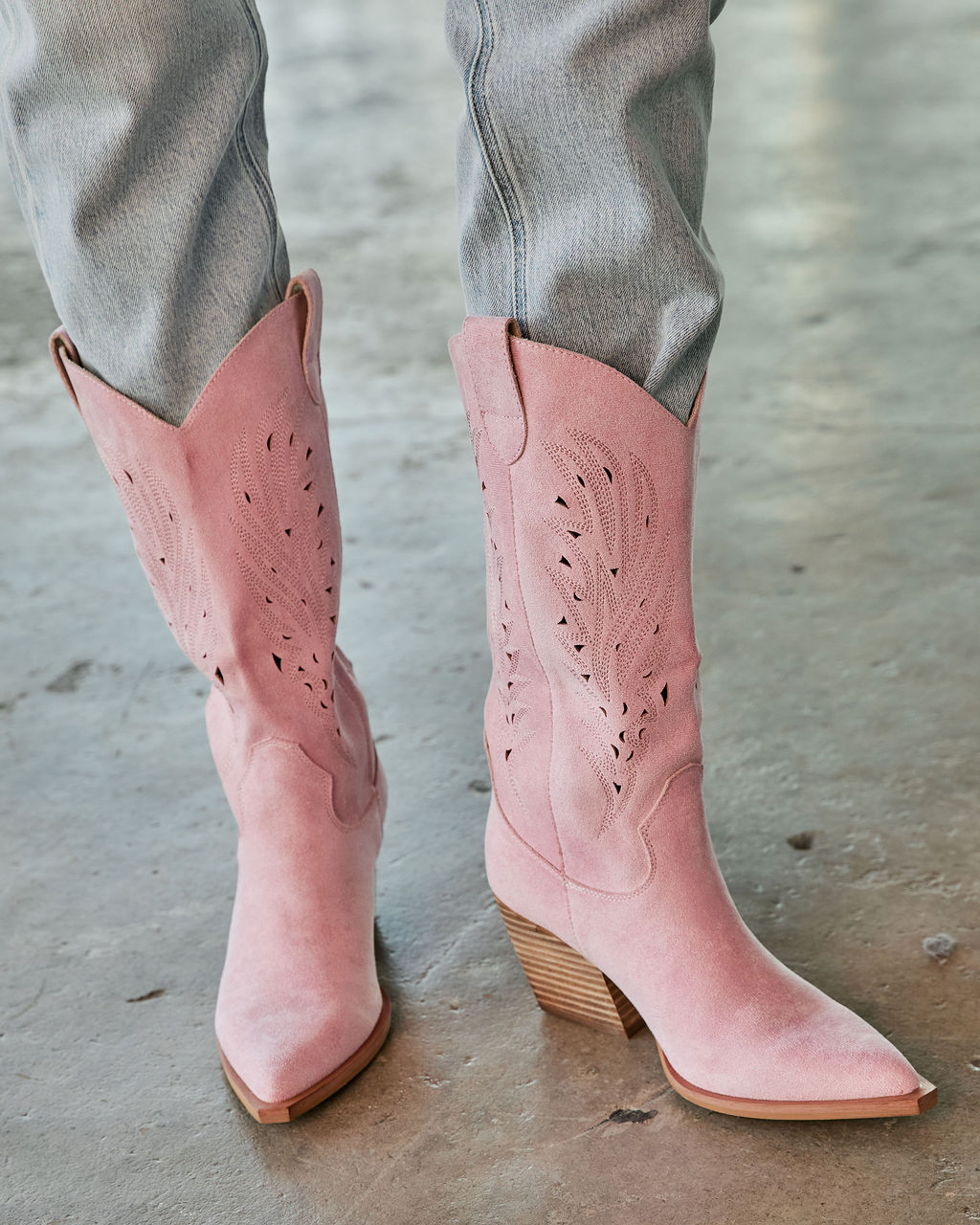 Arnell Laser Cut Western Boot