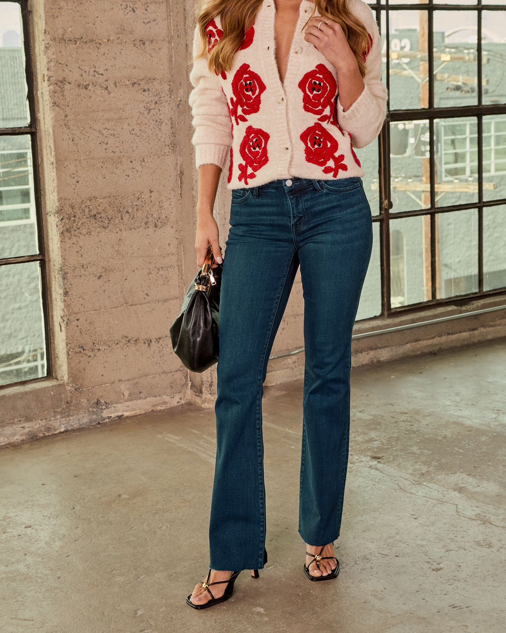 Caulette Super Stretch Flare Jeans