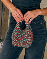 Celestial Whisper Colorful Rhinestone Bag