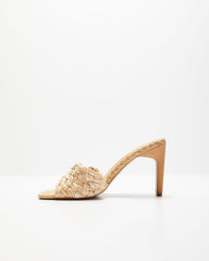 Kori Woven Peep Toe Heeled Sandals