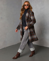 Malia Mock Neck Seamed Sweater
