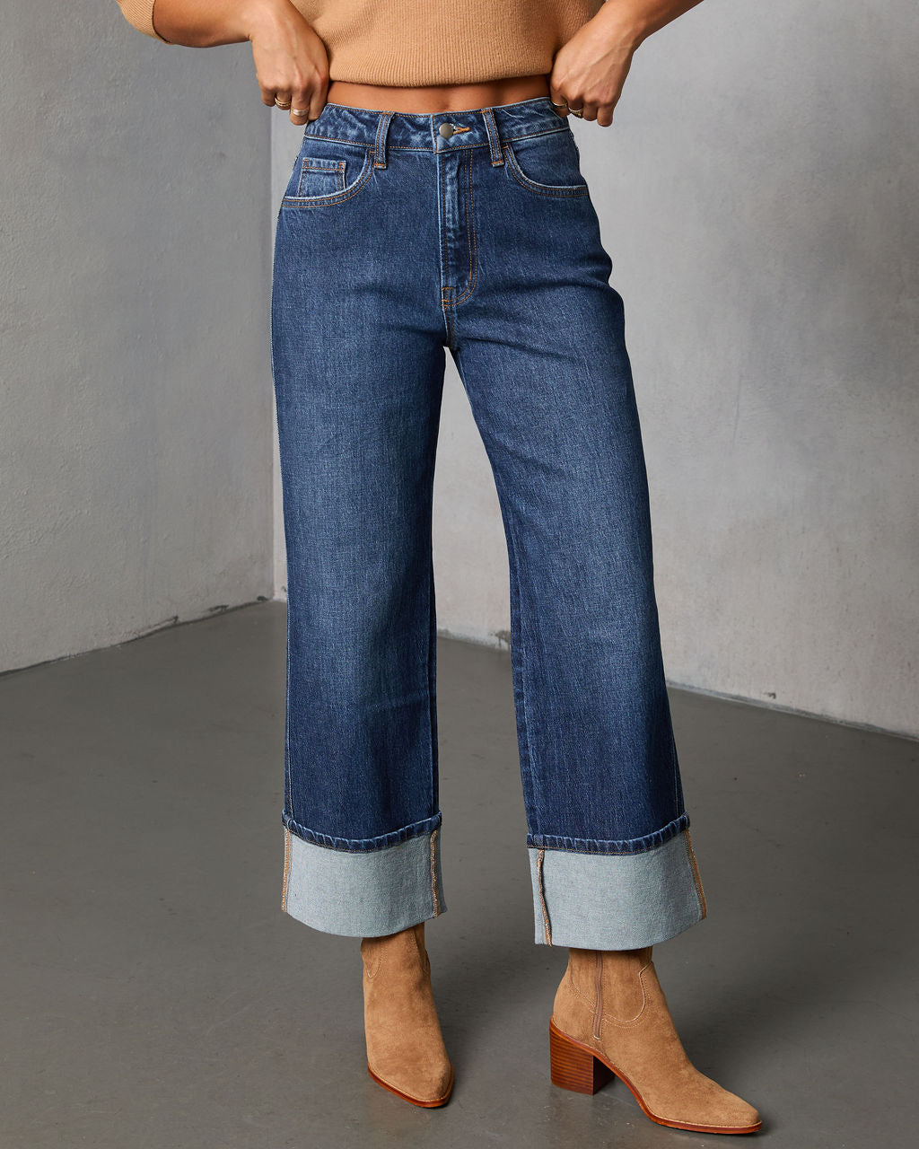 Ashland Stretch Super High Rise Straight Jeans