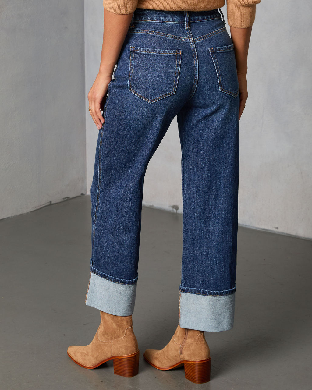 Ashland Stretch Super High Rise Straight Jeans