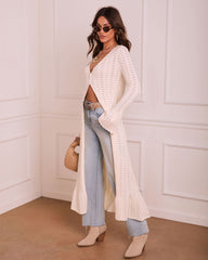 Averra Open Front Longline Cardigan