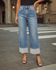 Ashland Stretch Super High Rise Straight Jeans