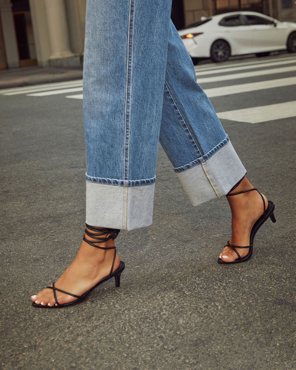 Ashland Stretch Super High Rise Straight Jeans