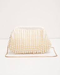 Everlasting Love Pearl Embellished Clutch