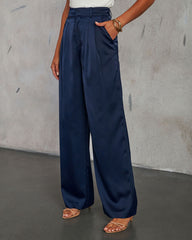 Shannell Satin Trouser Pants