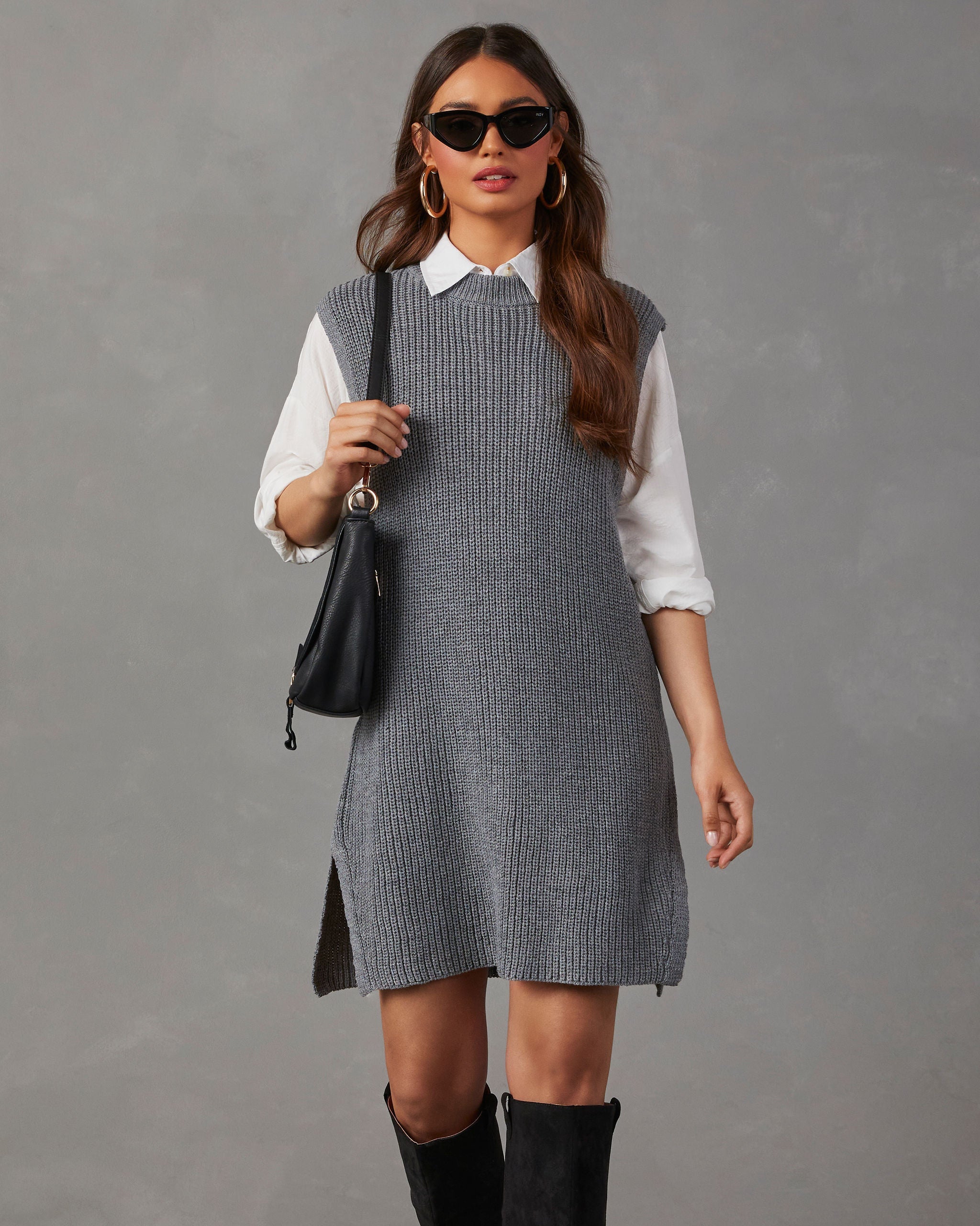 Let Her Be Knit Mini Dress