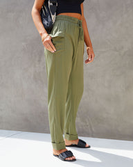 Hey Jane Drawstring Cargo Joggers